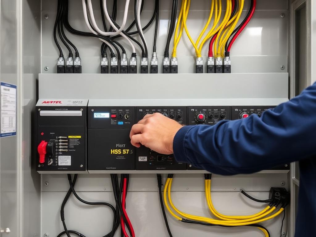 Travaux d'électricité